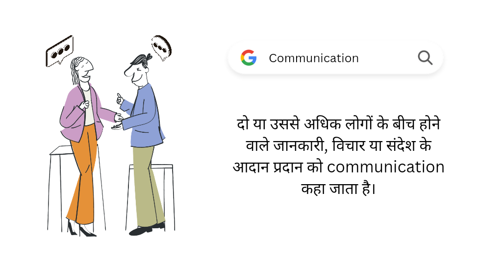 Definition of communication in hindi