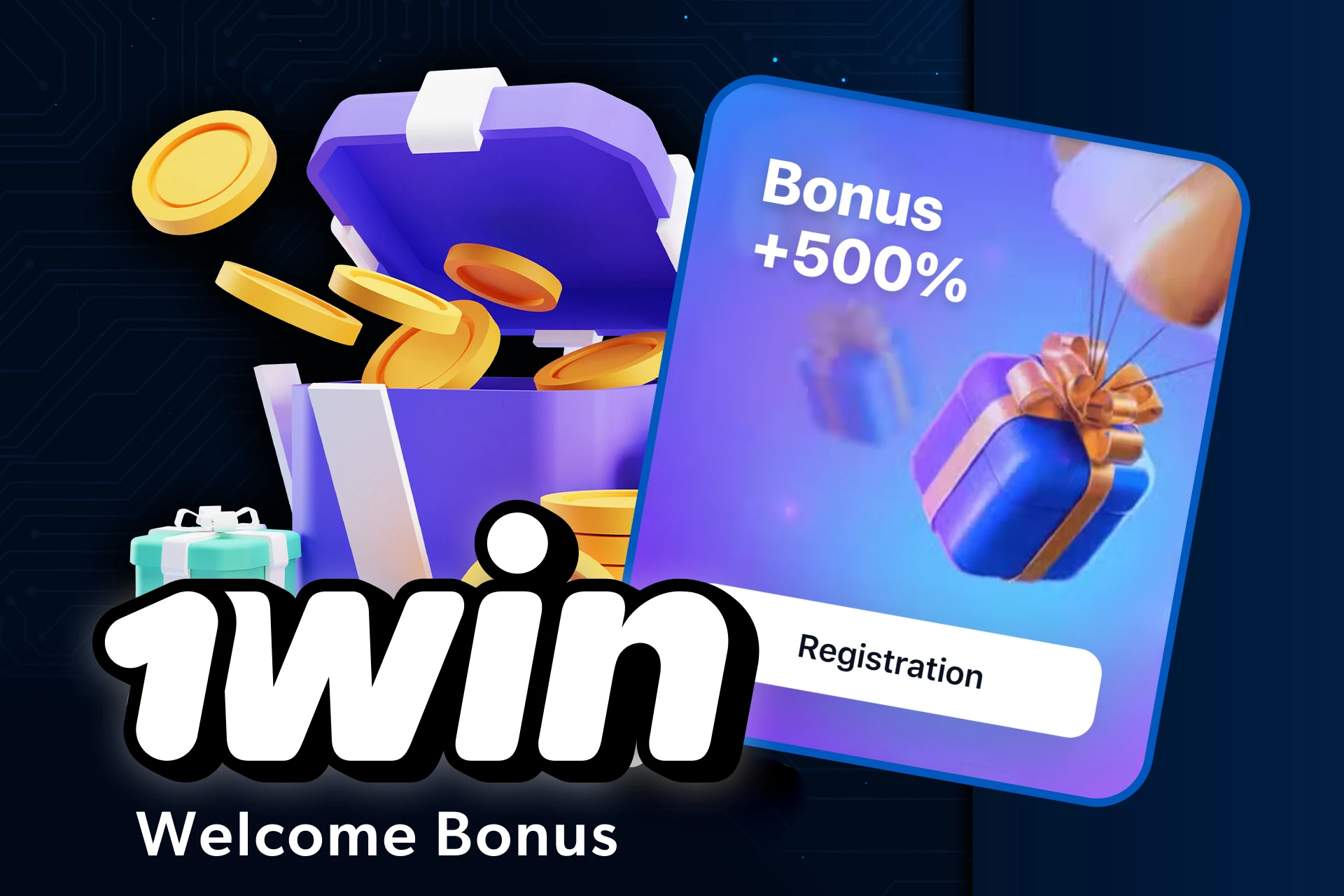 You can get up as the 1win welcome bonus after the first deposit.